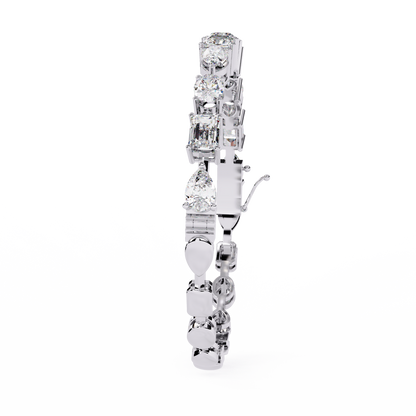 Elegant Diamond Gold Bracelet with Lab-Grown Diamonds | Kalptaru Gems