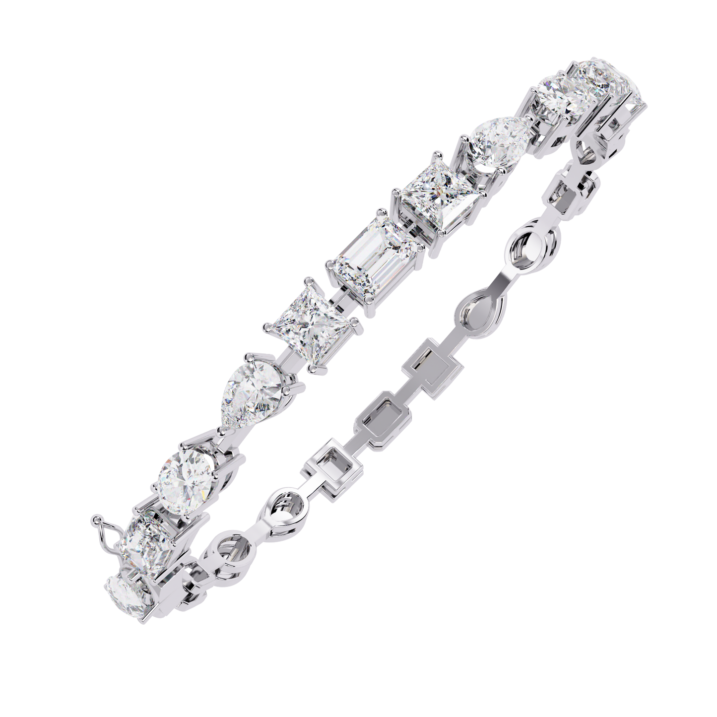 Elegant Diamond Gold Bracelet with Lab-Grown Diamonds | Kalptaru Gems