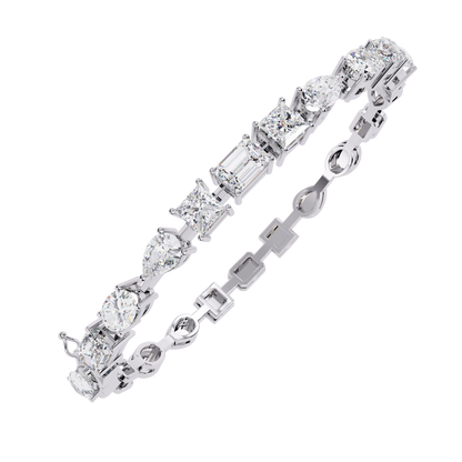 Elegant Diamond Gold Bracelet with Lab-Grown Diamonds | Kalptaru Gems