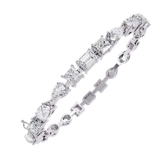 Elegant Diamond Gold Bracelet with Lab-Grown Diamonds | Kalptaru Gems