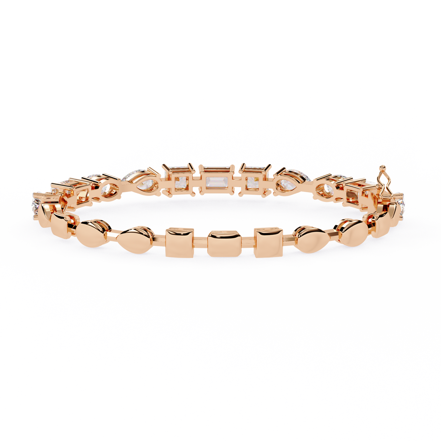 Elegant Diamond Gold Bracelet with Lab-Grown Diamonds | Kalptaru Gems