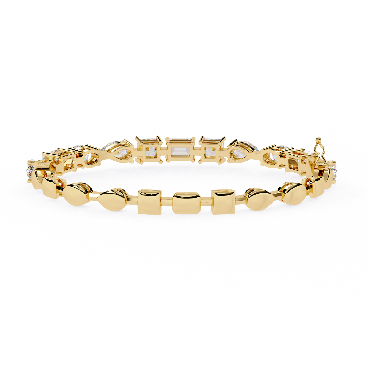 Elegant Diamond Gold Bracelet with Lab-Grown Diamonds | Kalptaru Gems