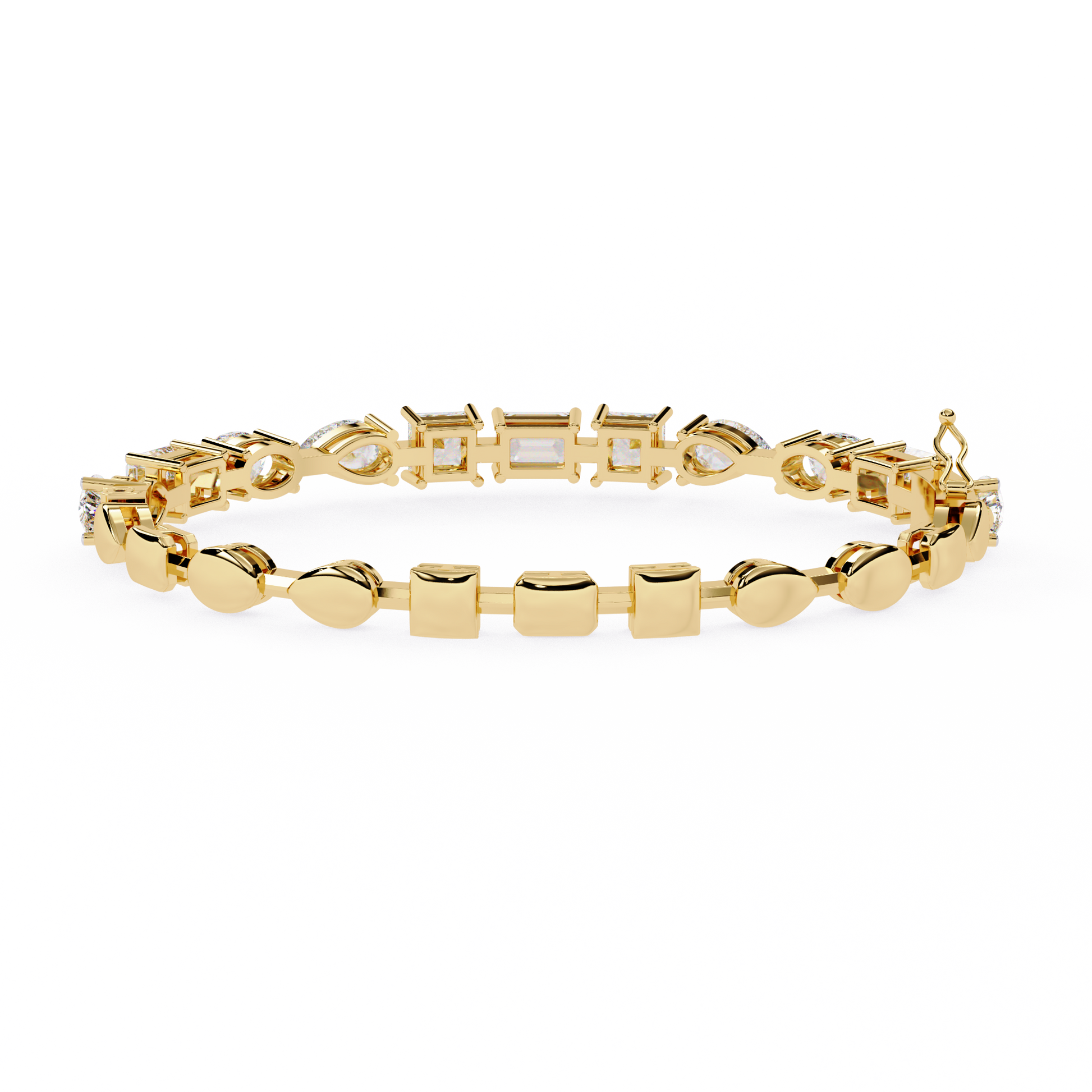 Elegant Diamond Gold Bracelet with Lab-Grown Diamonds | Kalptaru Gems