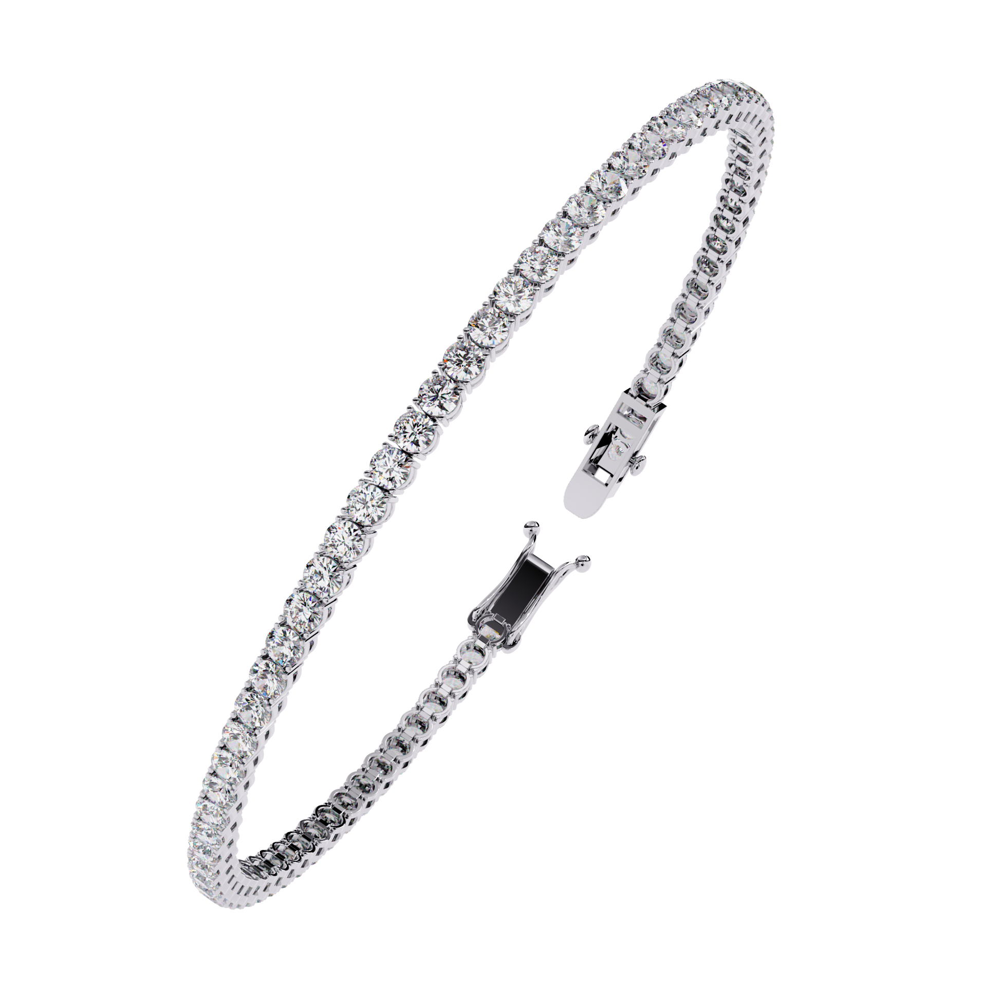 Luxury Gold Diamond Tennis Bracelet | Kalptaru Gems