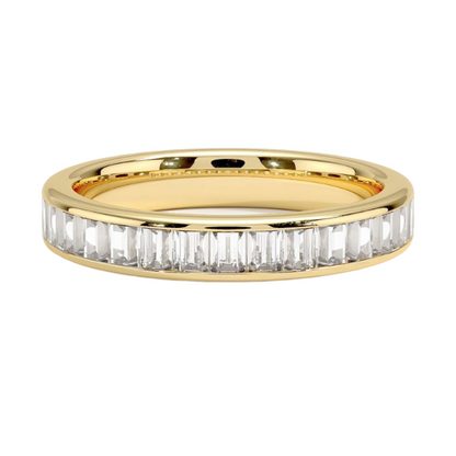 1 CT Channel Set Baguette Diamond Ring | Kalptarugems