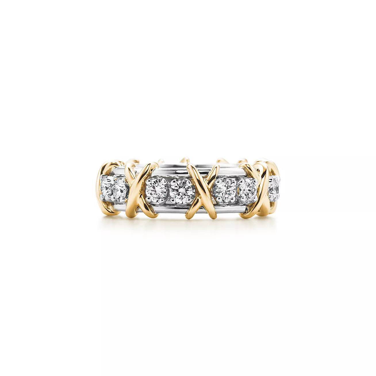 18k Gold Round Diamond Sixteen Stone Ring | Kalptarugems