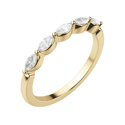 Five Stone Marquise Anniversary Band