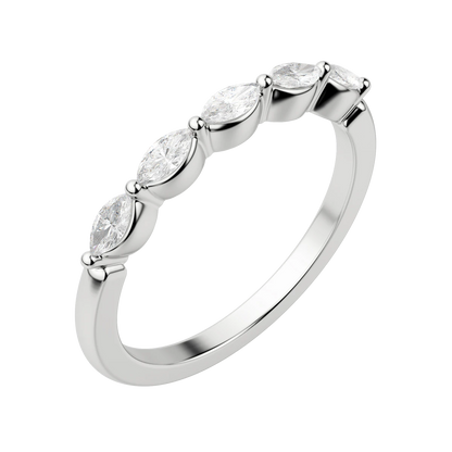 Five Stone Marquise Anniversary Band