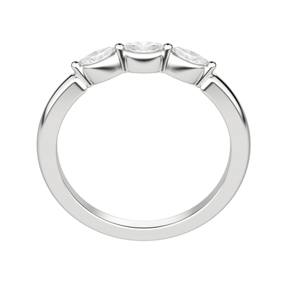 Three Stone Marquise Anniversary Band