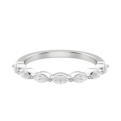 Seven Stone Marquise Cut Anniversary Band